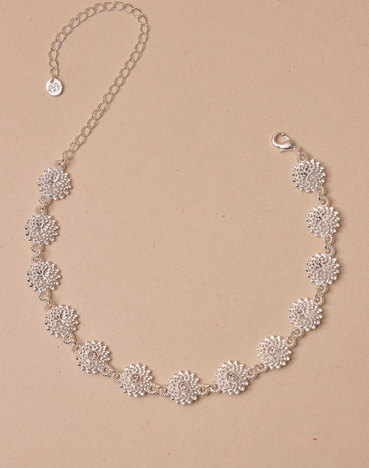 Chrysanthemum Choker & Stud Earrings Set