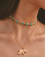 2-Piece Moth Necklace Set