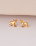 French Bulldog Stud Earrings