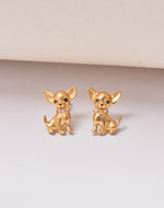Chihuahua Stud Earrings