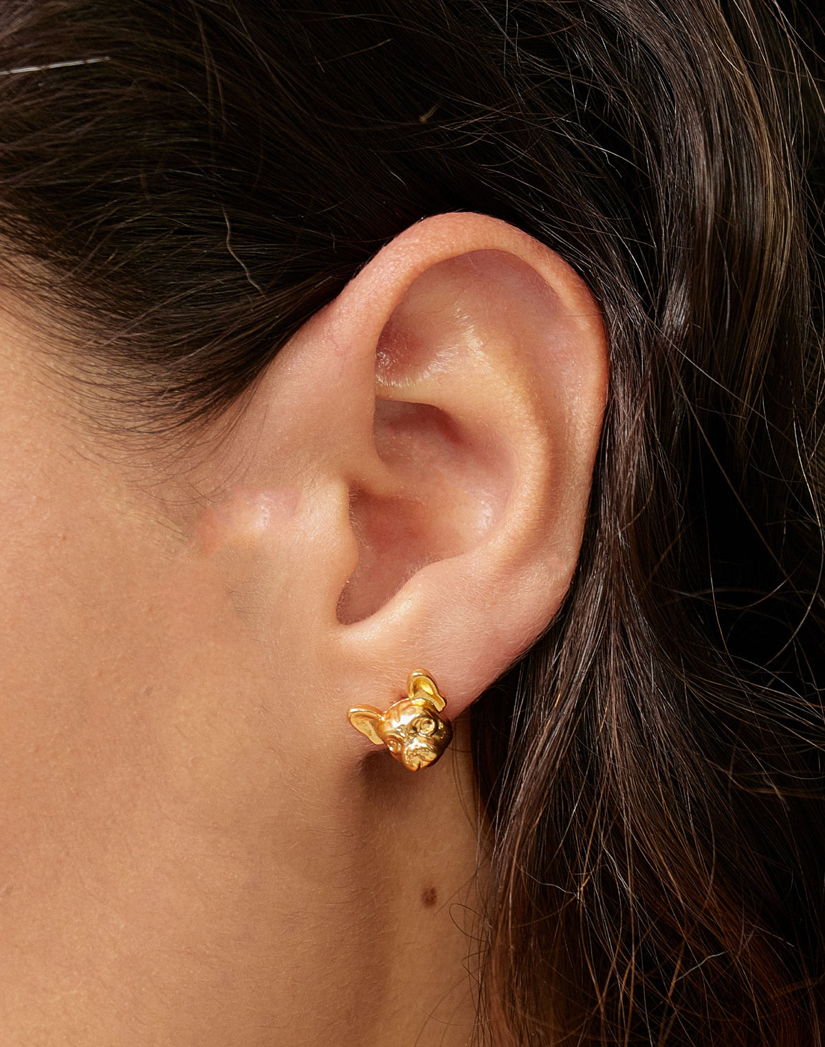 Frenchie Stud Earrings