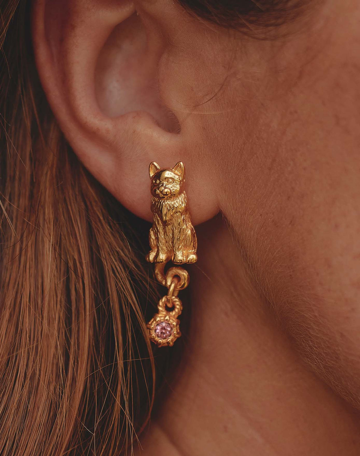 Playful Cat Earrings