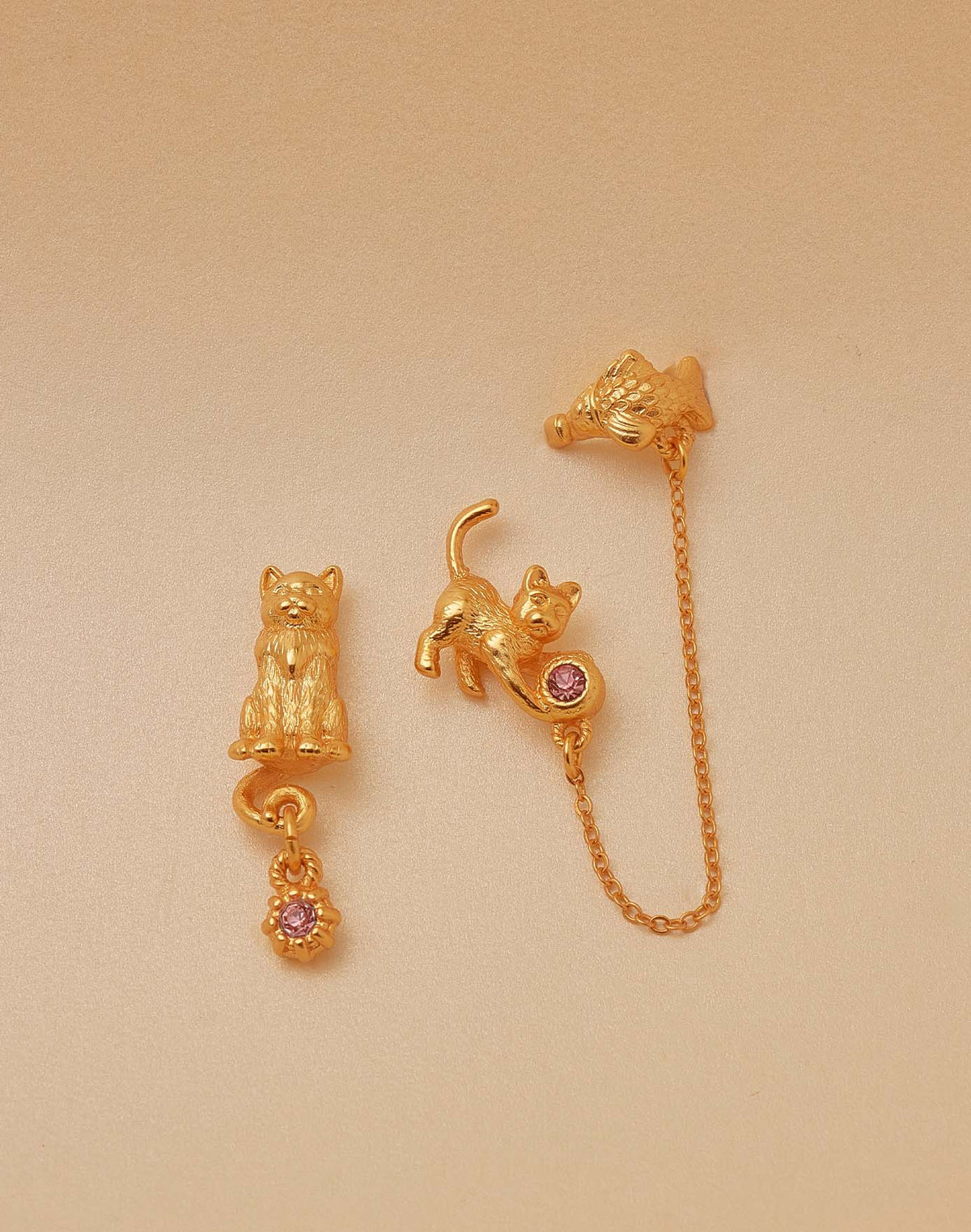 Playful Cat Earrings