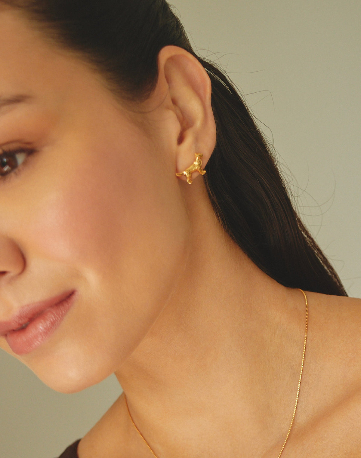 Golden Retreiver Stud Earrings