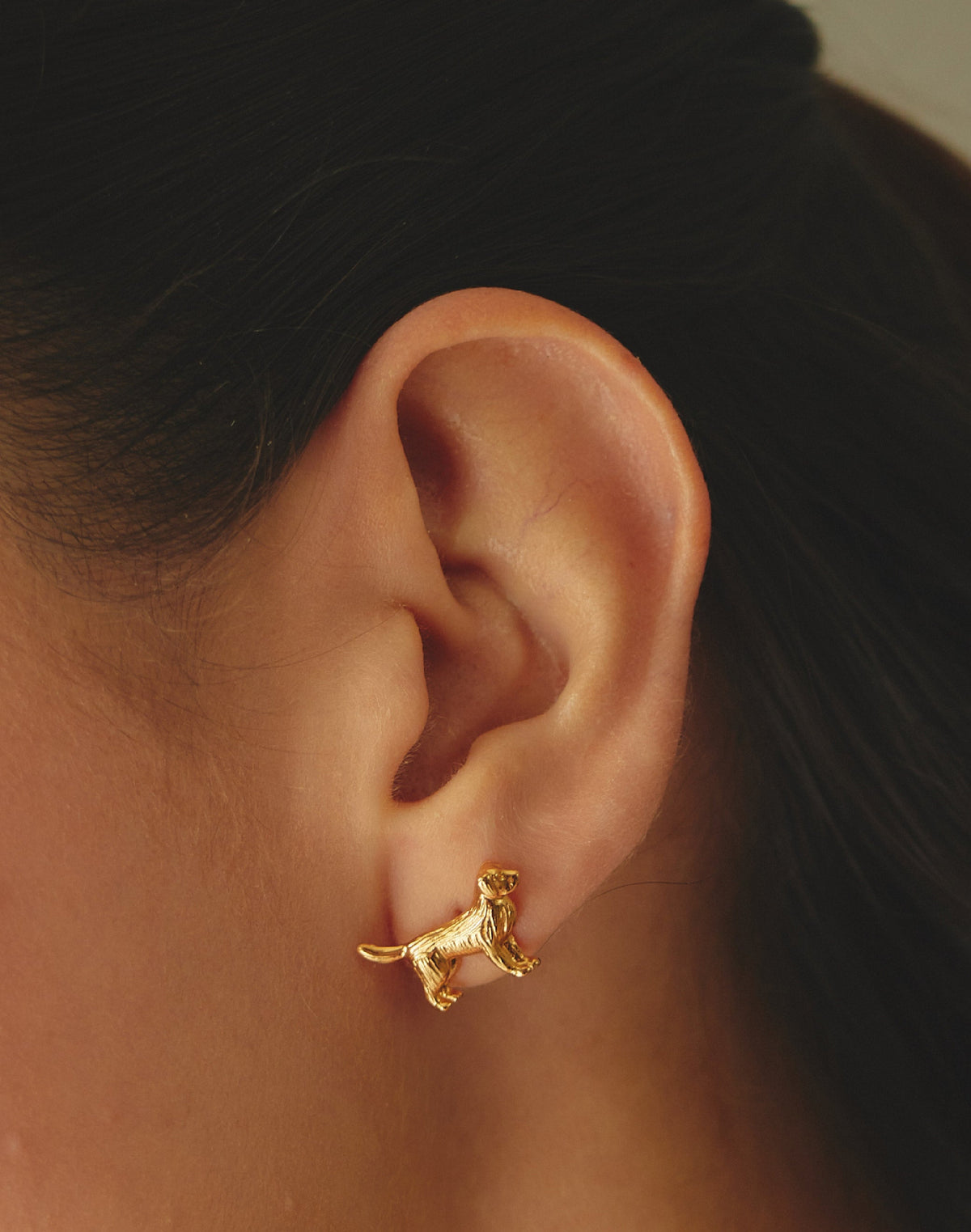 Golden Retreiver Stud Earrings