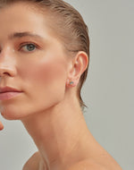 Aretes Mini Abeja Navy