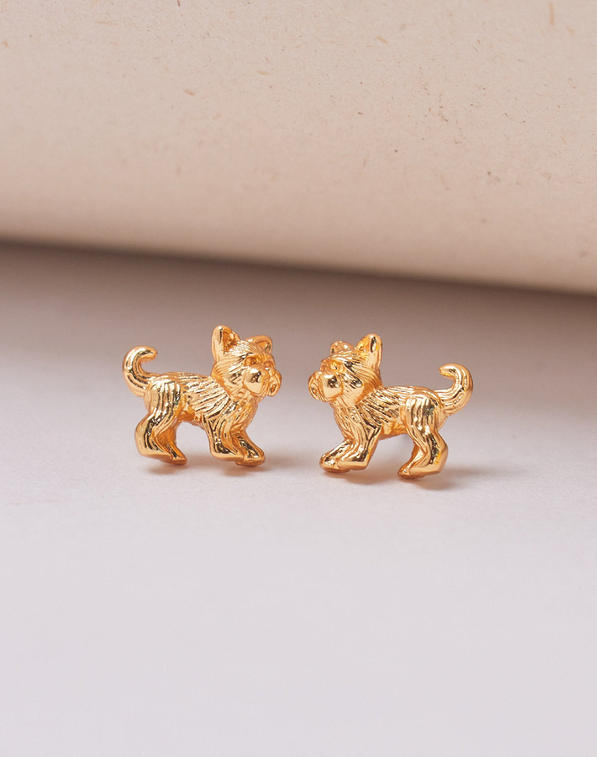 Yorkie Stud Earrings