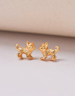 Yorkie Stud Earrings