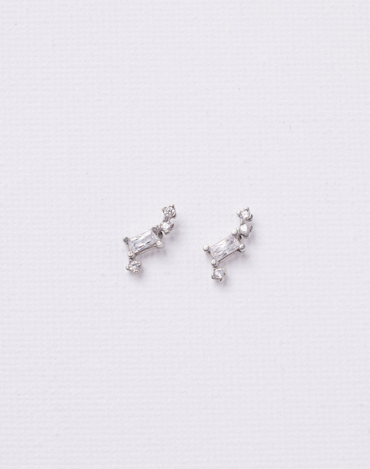 Aretes en Plata 925 Constelación Clear