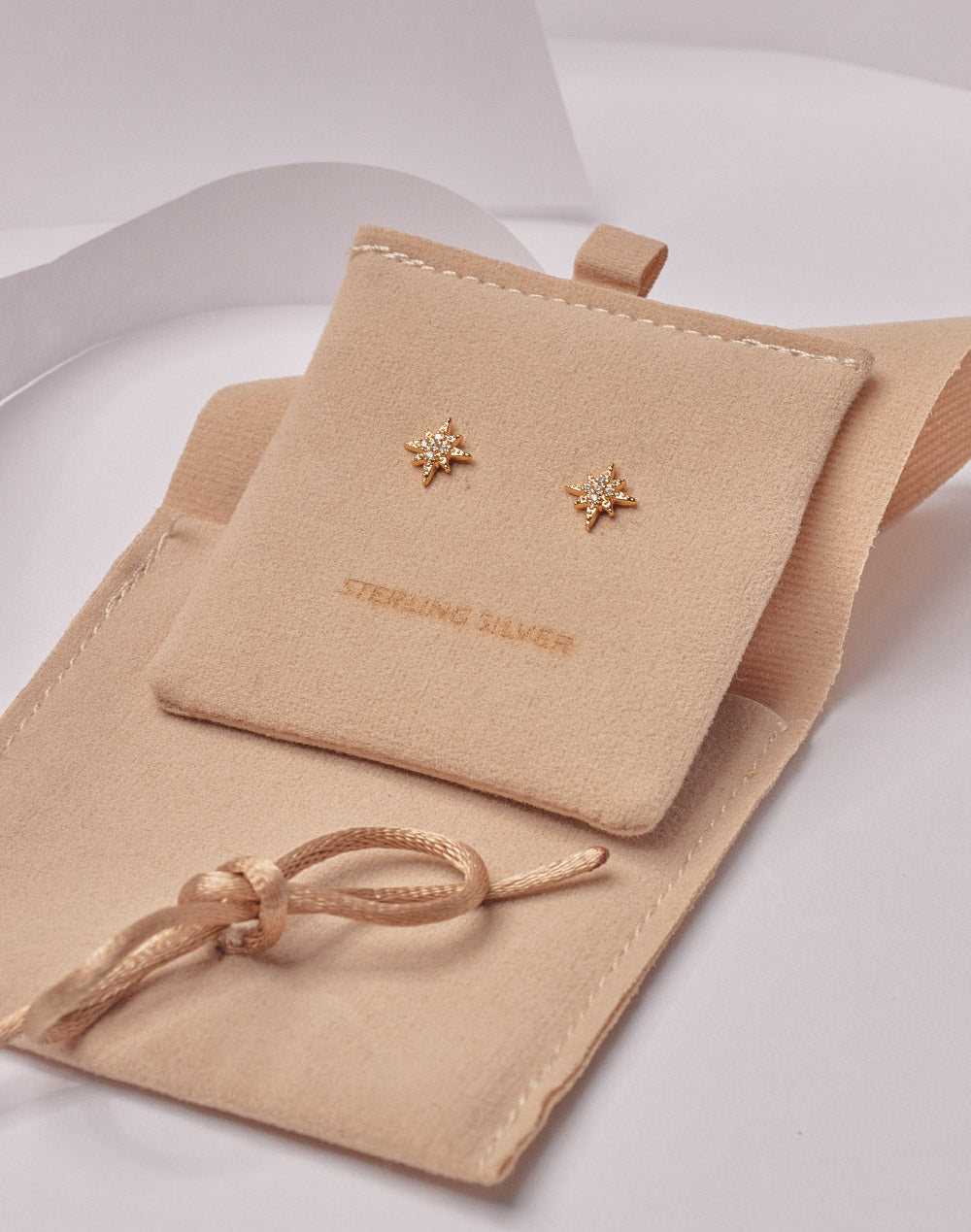 925 Silver Clear Sparkle Earrings