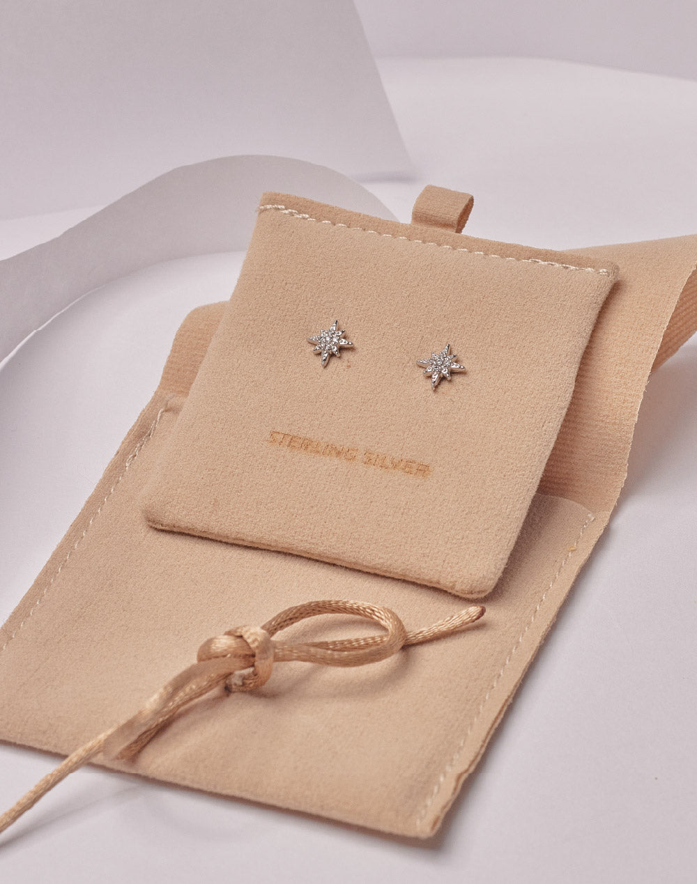 925 Silver Clear Sparkle Earrings