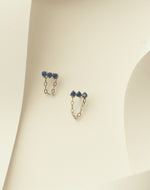Aretes en Plata Zircón Sapphire