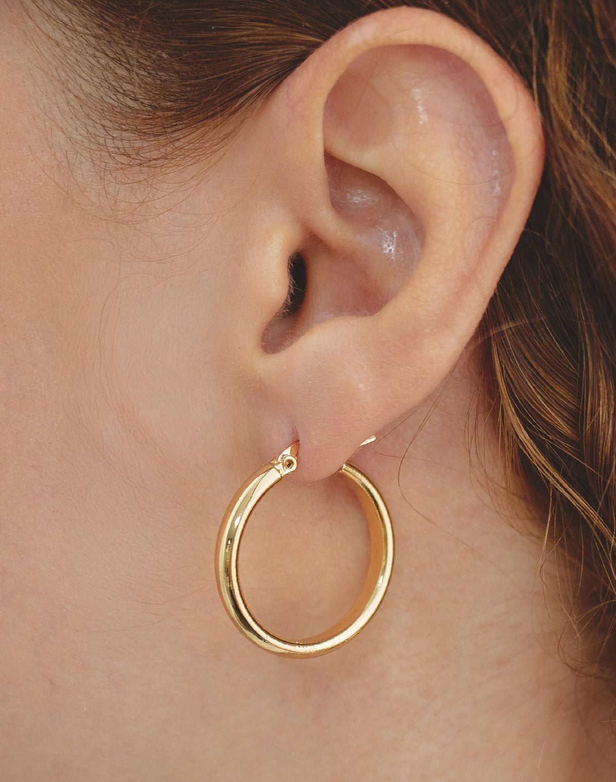 Flat Hoop Earrings