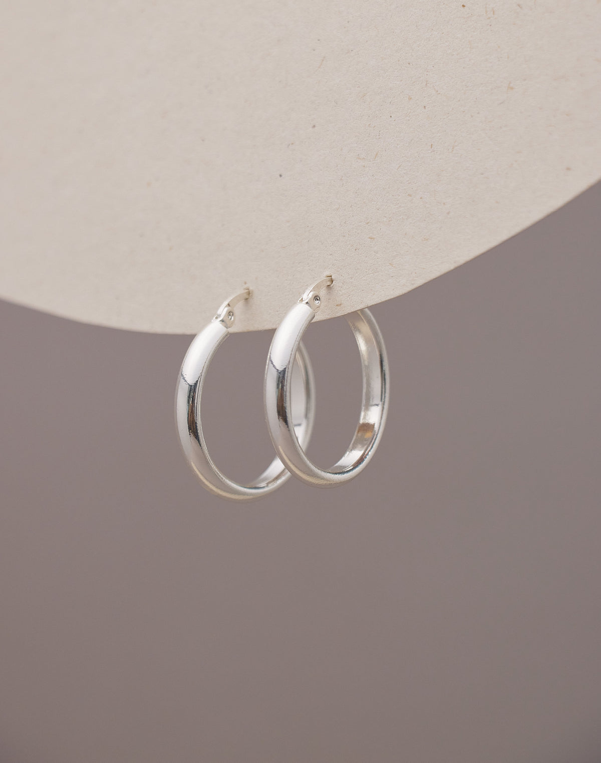 Flat Hoop Earrings