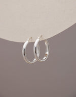 Flat Hoop Earrings