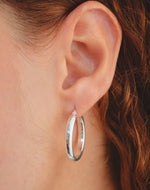 Flat Hoop Earrings