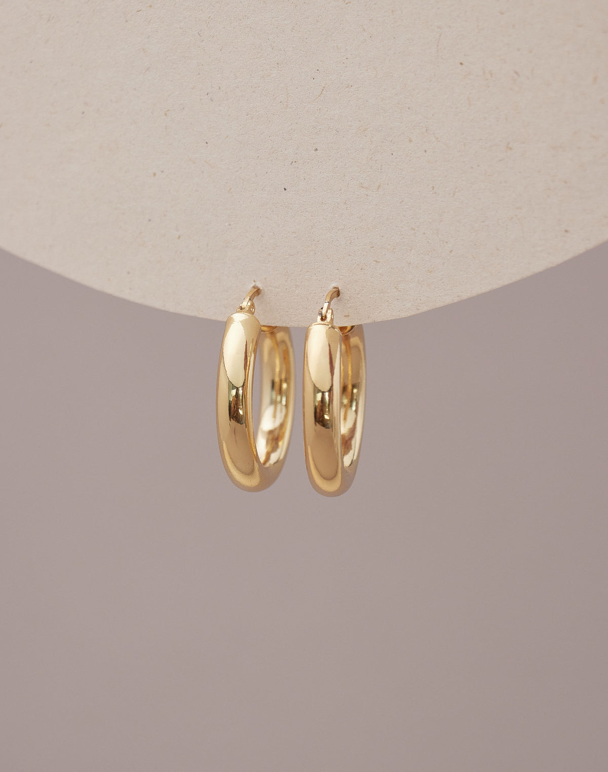 Midi Bold Hoop Earrings