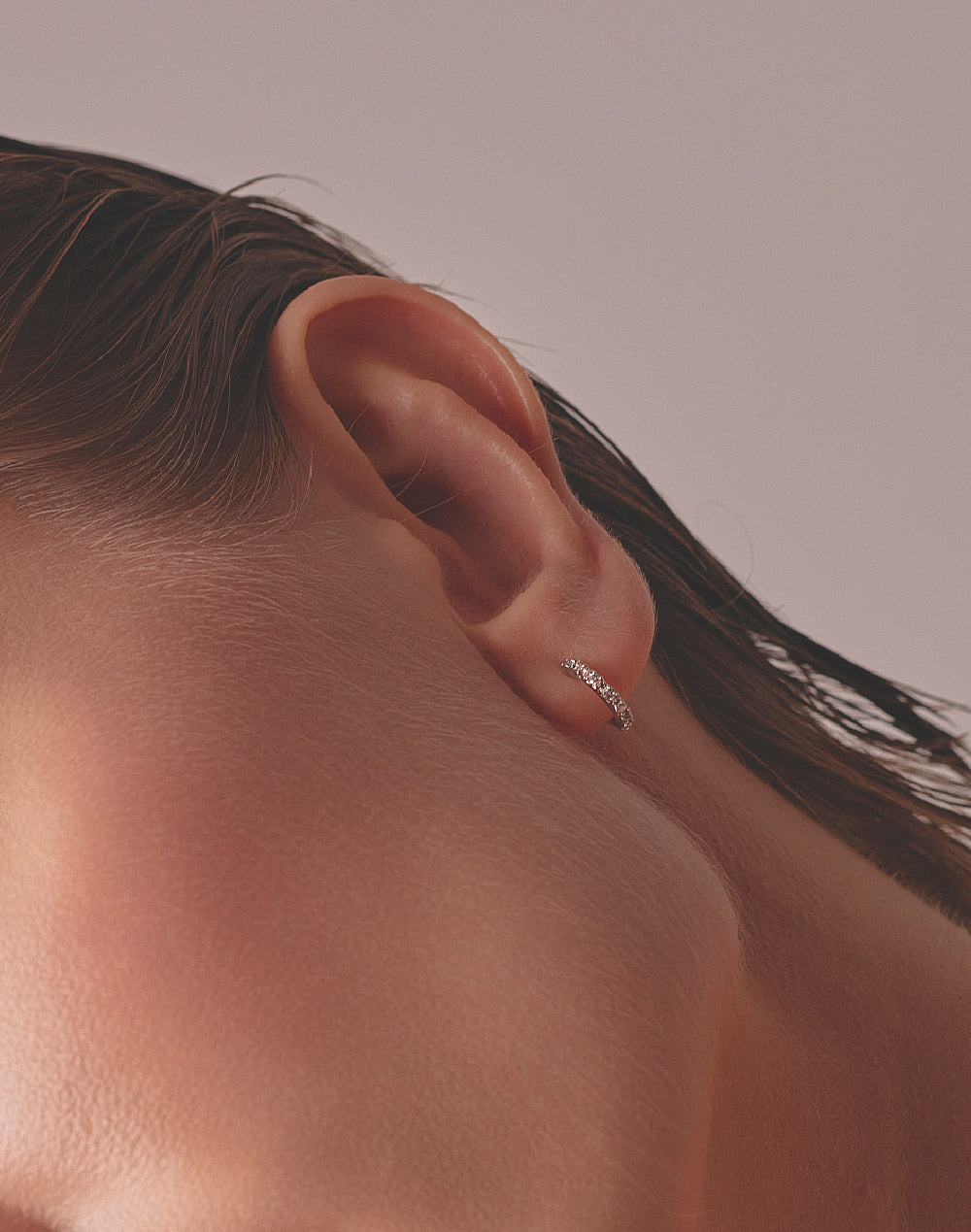 Candongas en Plata 925 Zircón Clear