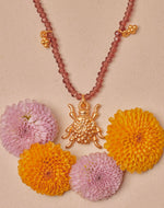 Garden Beetle Necklace