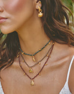 Garden Beetle Necklace