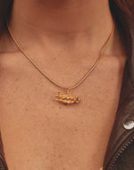Hot Dog Necklace