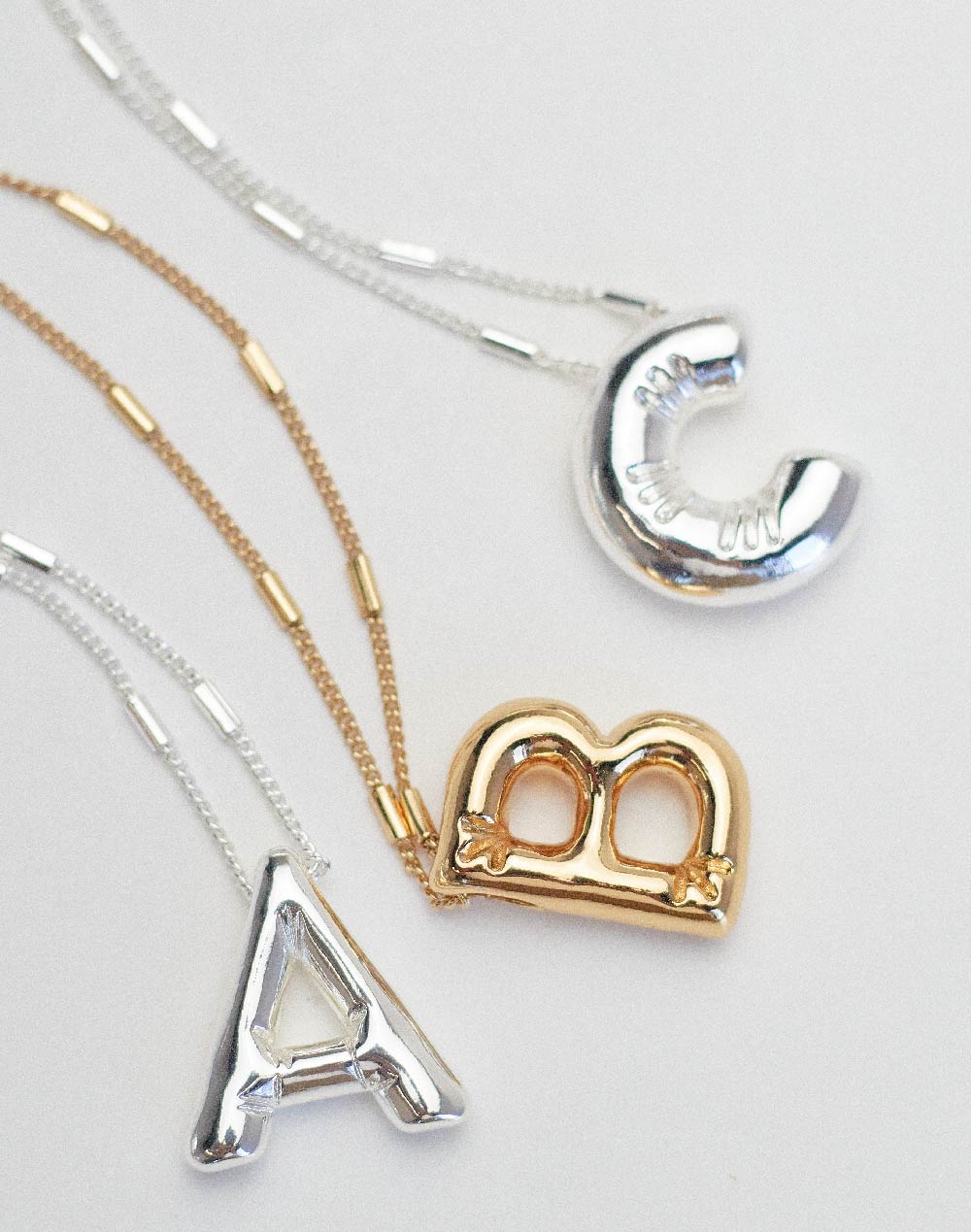Bubble Letter Necklace
