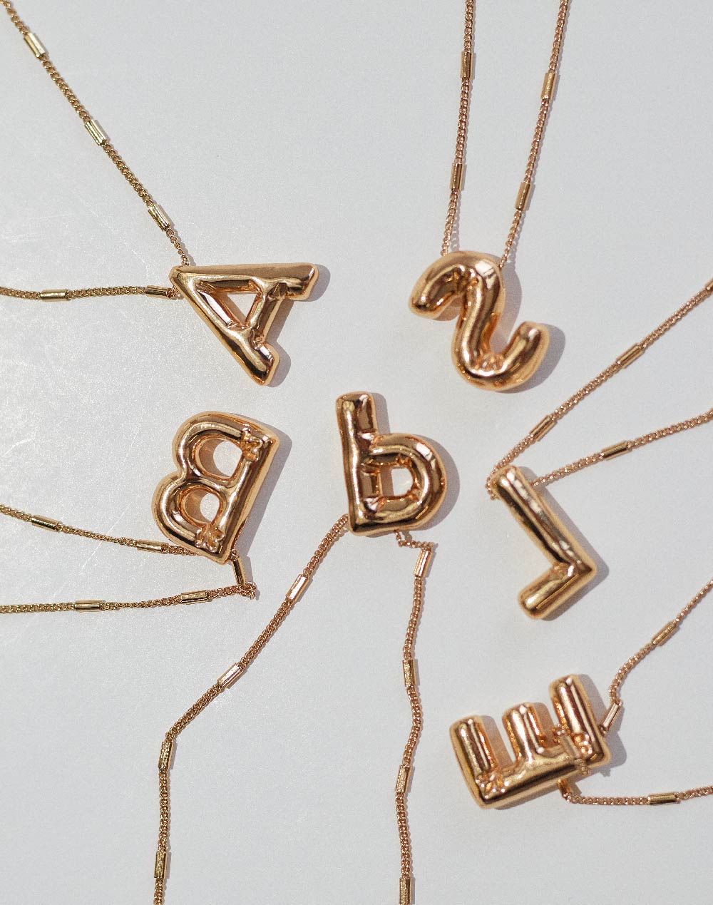 Bubble Letter Necklace