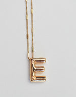 Bubble Letter Necklace