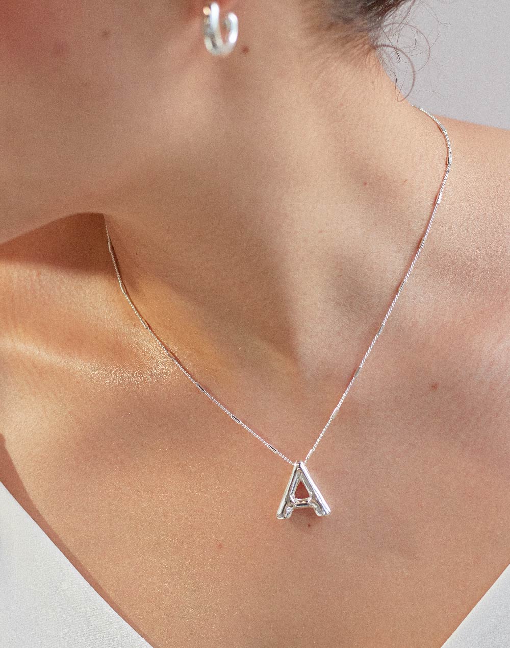 Bubble Letter Necklace