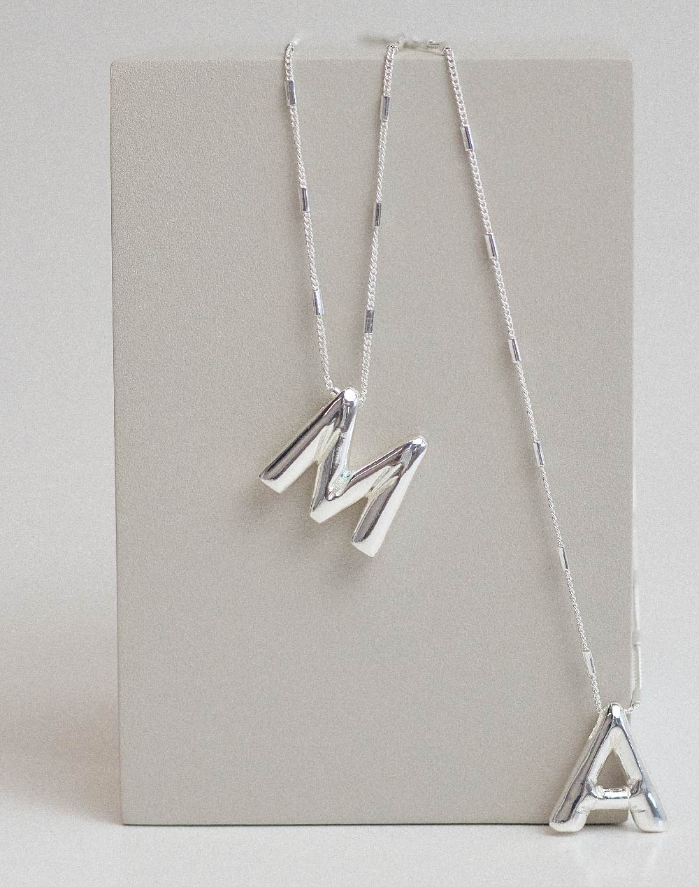 Bubble Letter Necklace