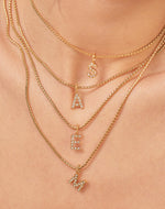 Crystal Letter Necklace