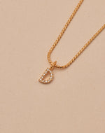 Crystal Letter Necklace