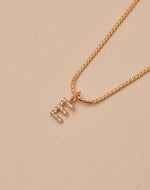 Crystal Letter Necklace
