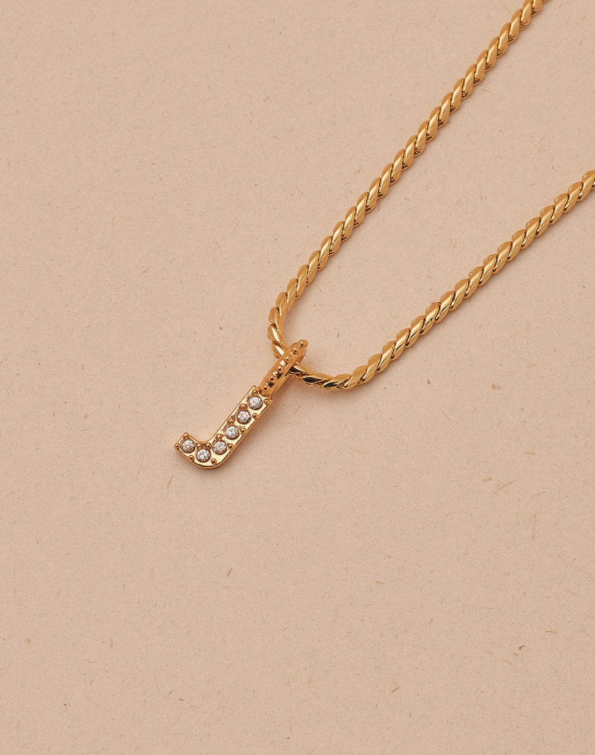 Crystal Letter Necklace