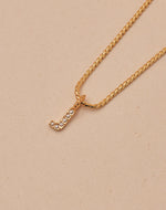 Crystal Letter Necklace