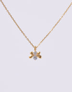 Collar en Plata 925 Abeja Clear