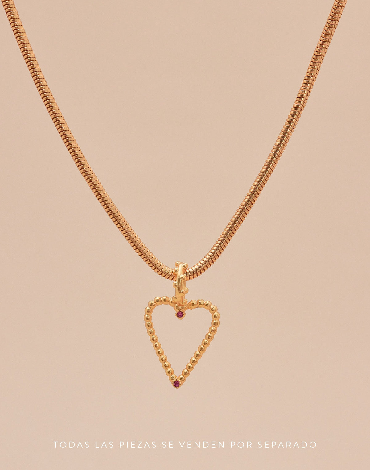 Maxi Braided Heart Charm