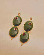 Olive Drop Earrings