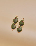 Olive Drop Earrings