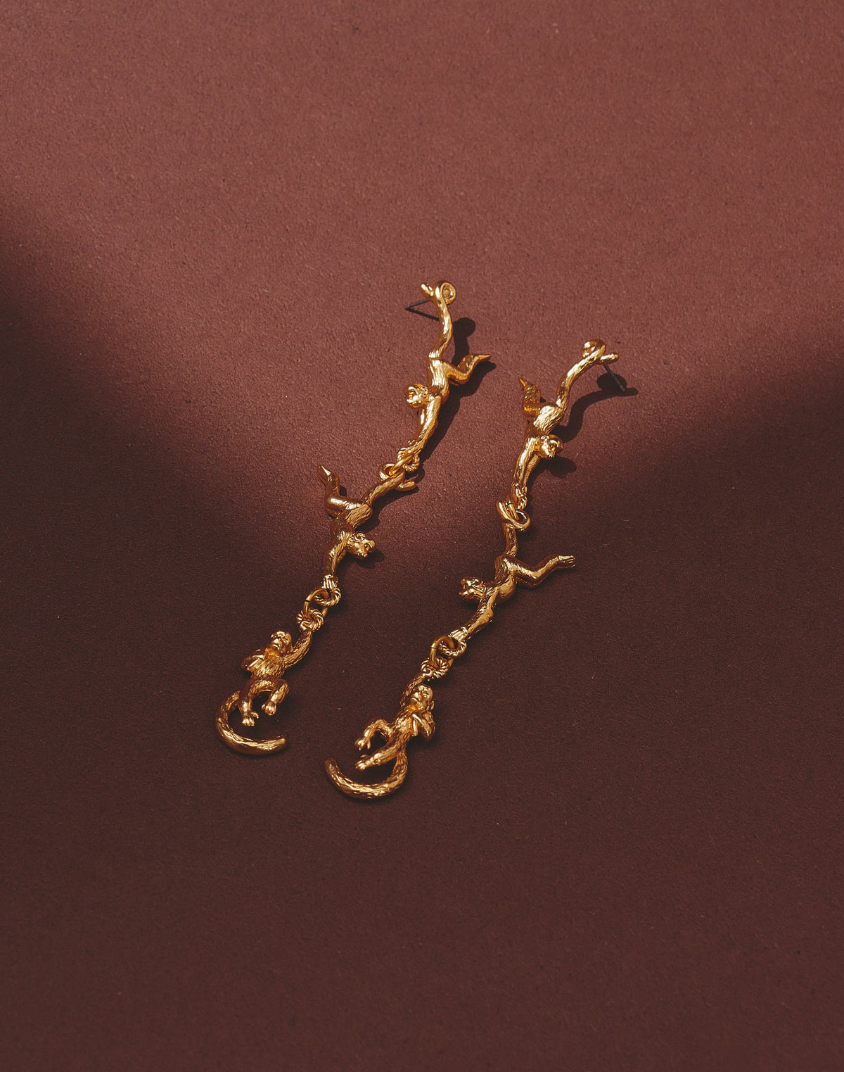 Mangrove Monkey Drop Earrings