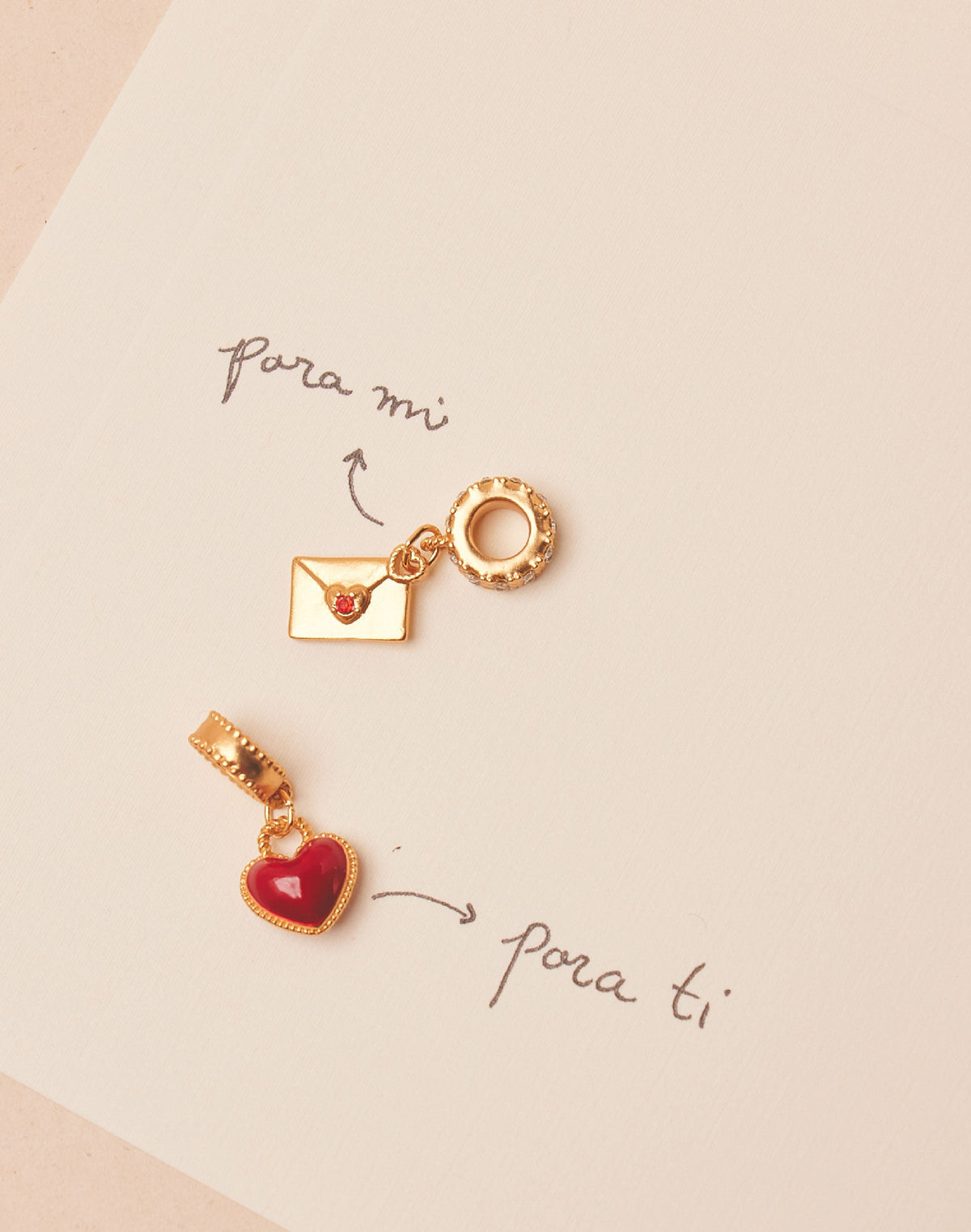 Love Letter Charm Bracelet