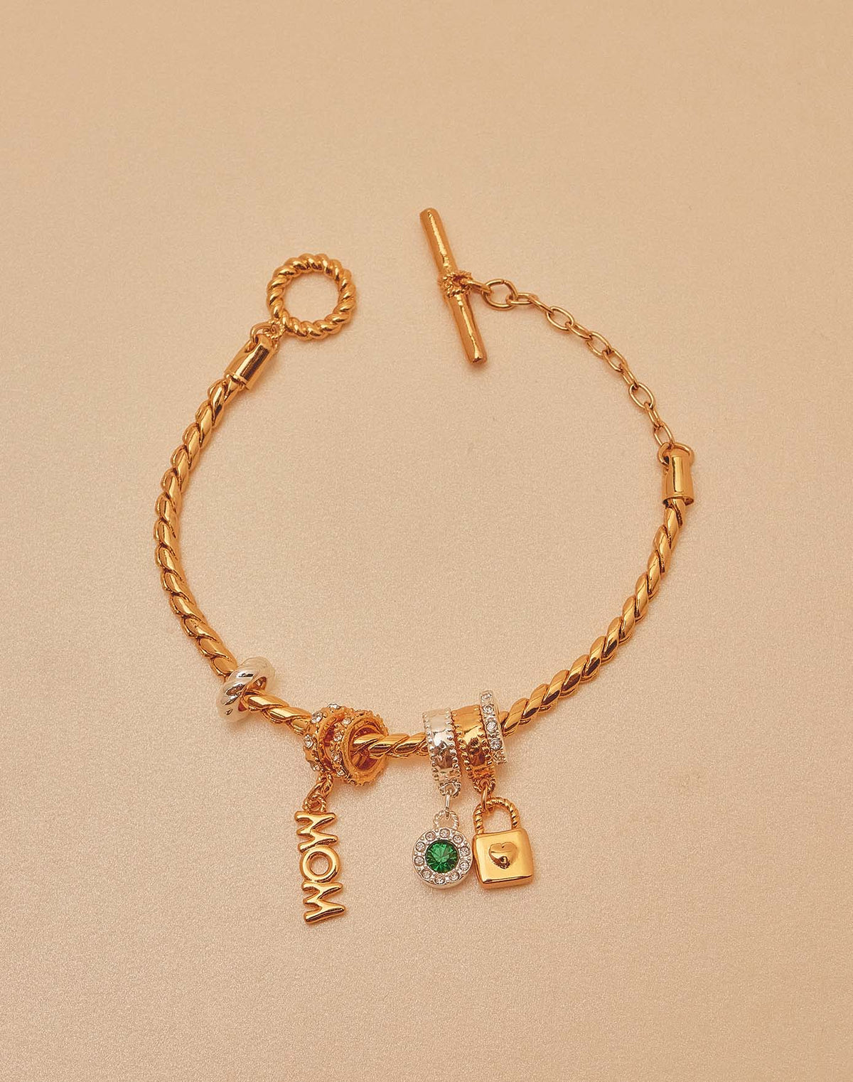 Lucky Mom Charm Bracelet