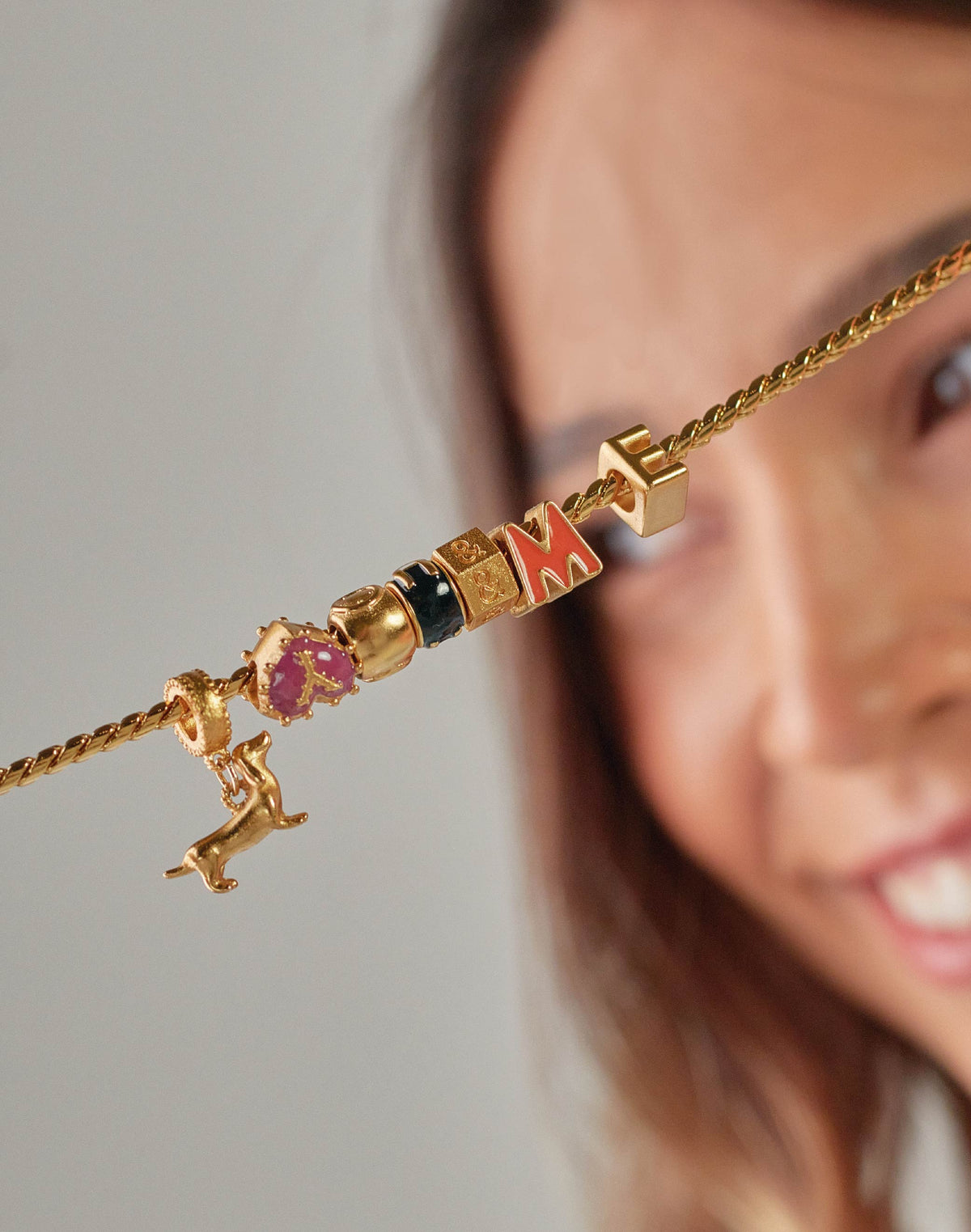 You and Me Charm Bracelet