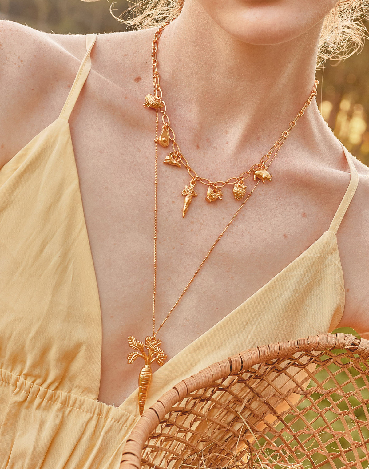 Set 2 Collares y Aretes Pradera