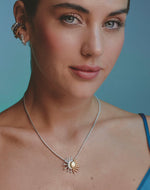 Set Collar + Aretes Sol y Luna