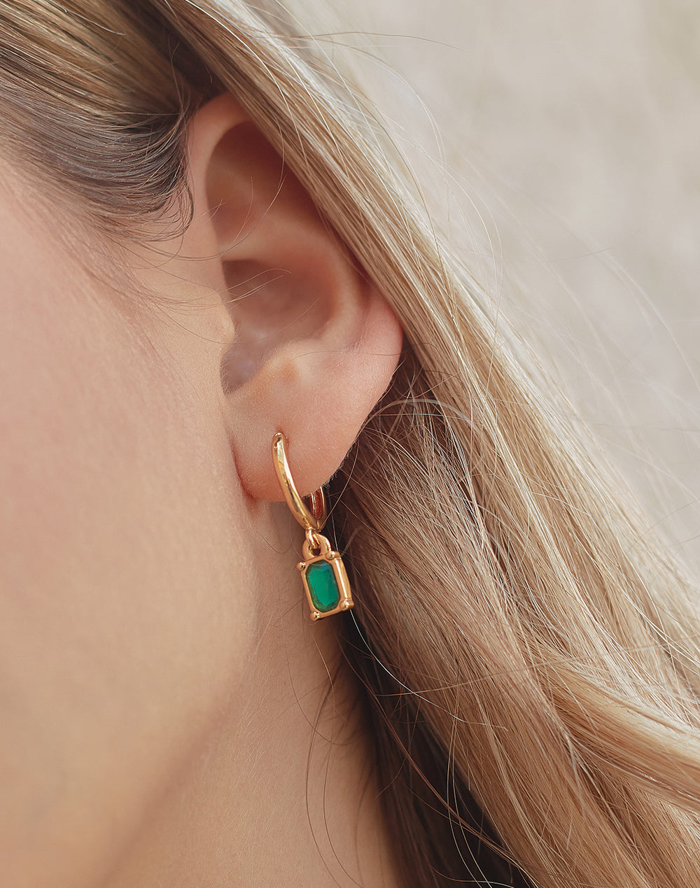 Milan Necklace & Hoops Set