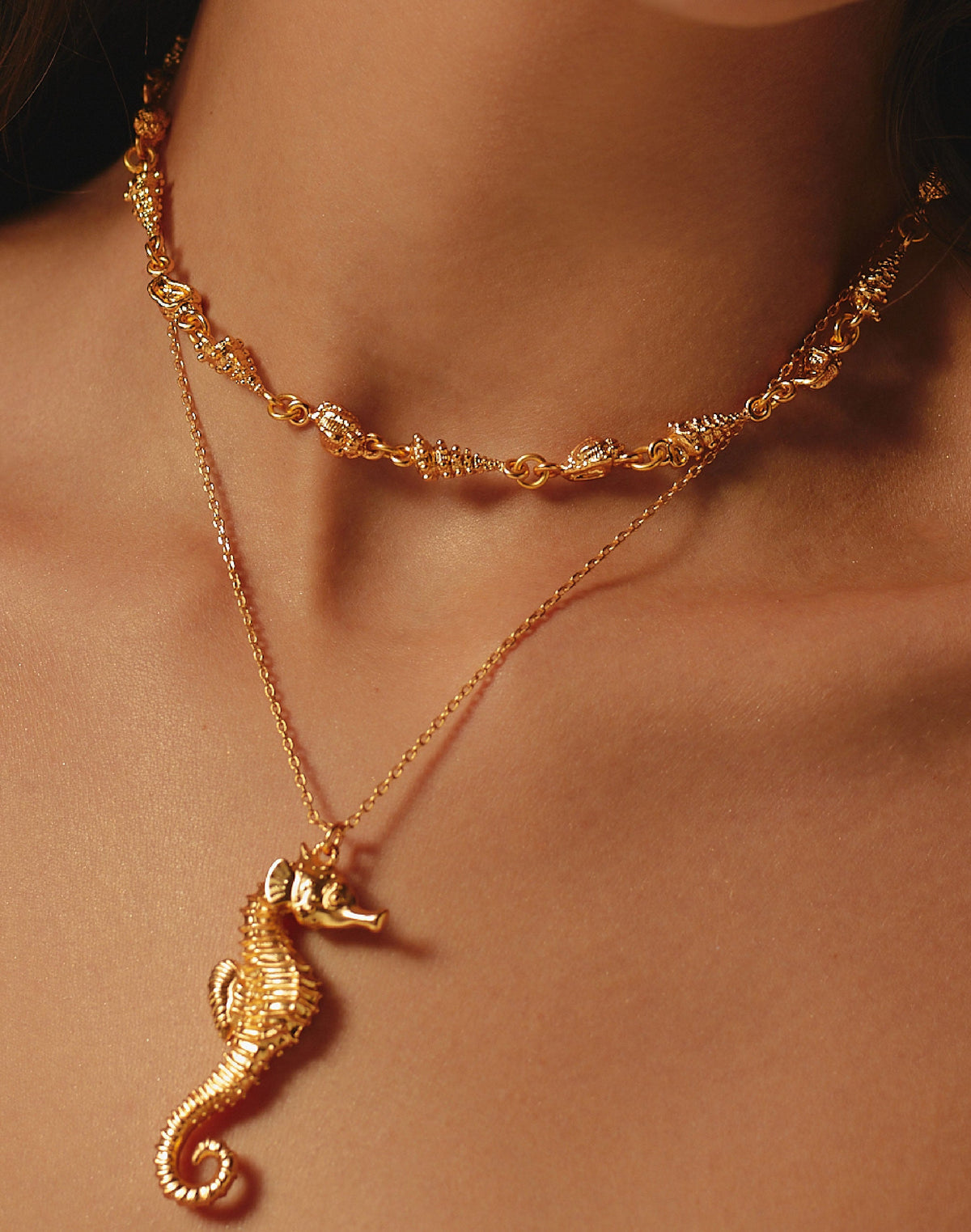 Coral 2-Piece Necklace Set