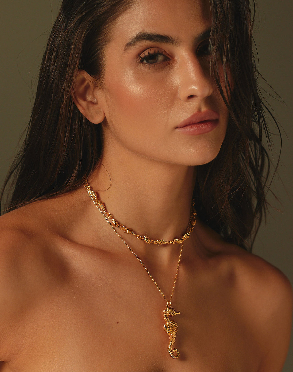 Coral 2-Piece Necklace Set