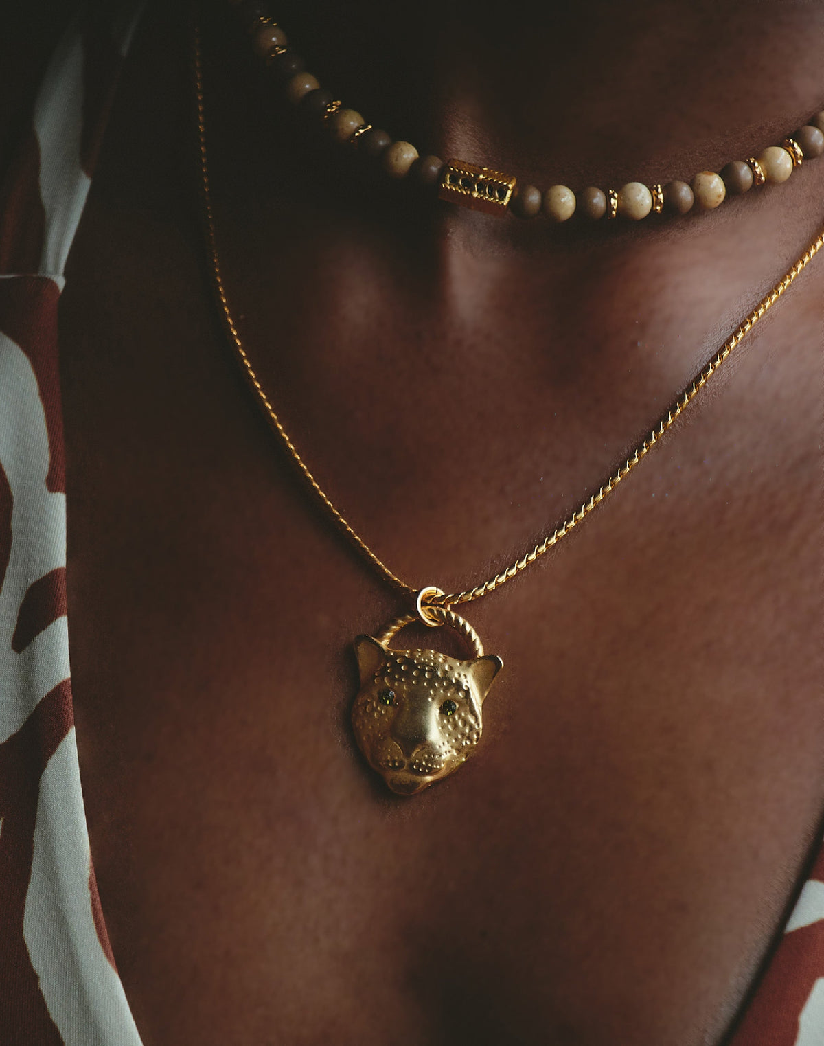 Pacific Jaguar 2-Piece Necklace Set