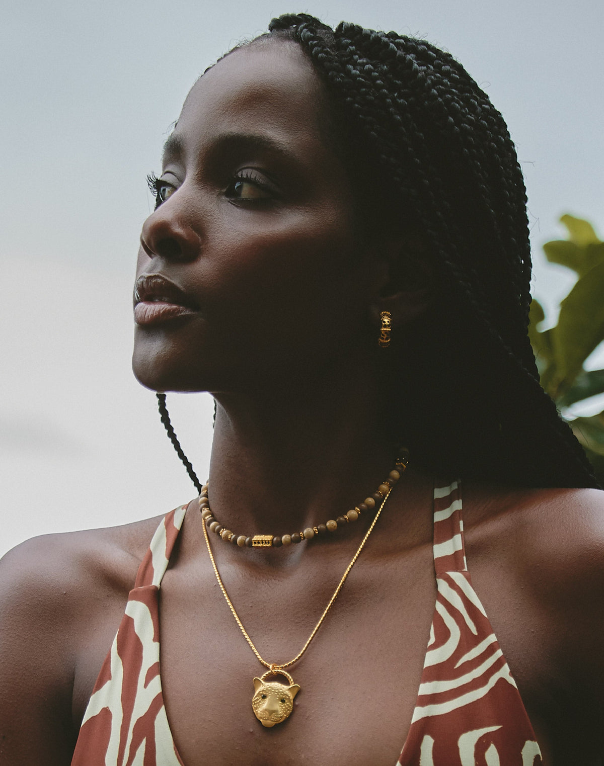 Pacific Jaguar 2-Piece Necklace Set